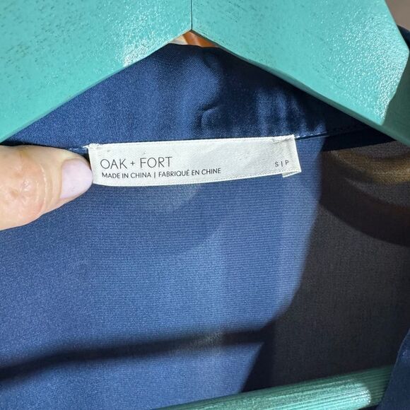 Oak & Fort Blue blouse S - Picture 4 of 5